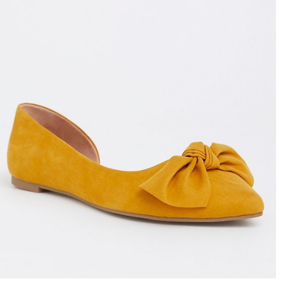 Torrid Mustard Faux Suede Flats - Picture 2 of 3